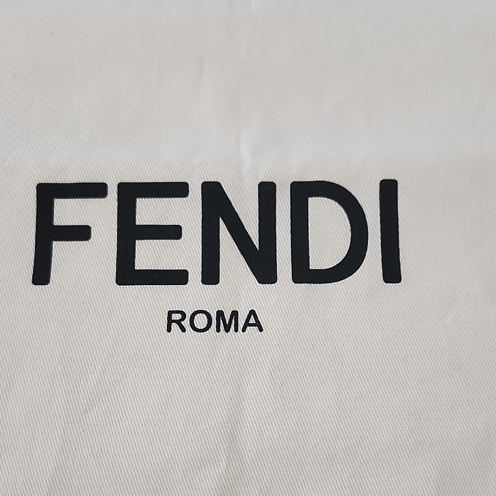 FENDI Roma Cream Drawstring Dust Bag - Picture 2 of 6